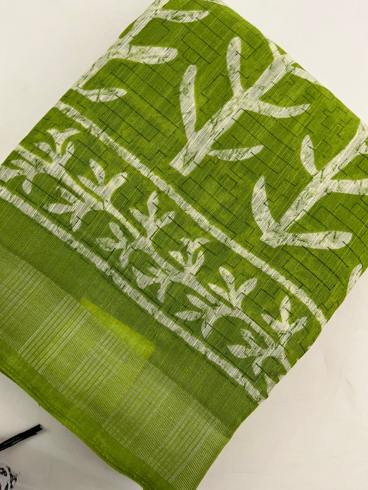 Batik Linen Saree