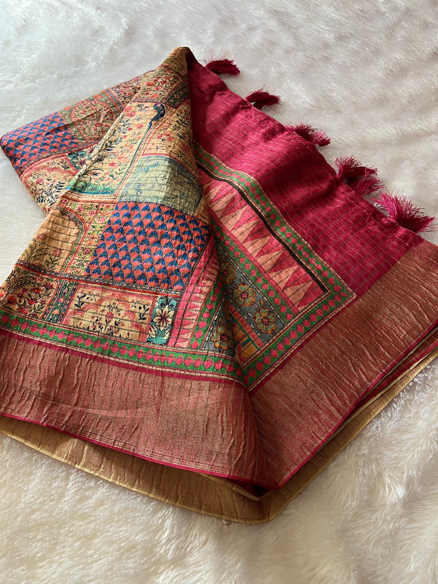 Tussar fancy