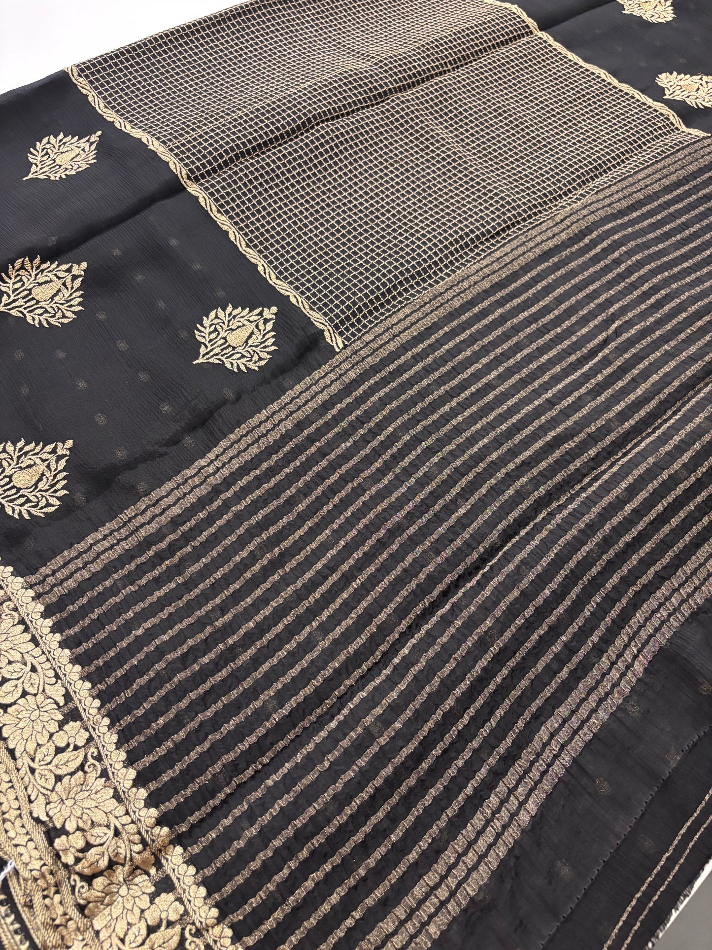 Designer Georgette embroidery