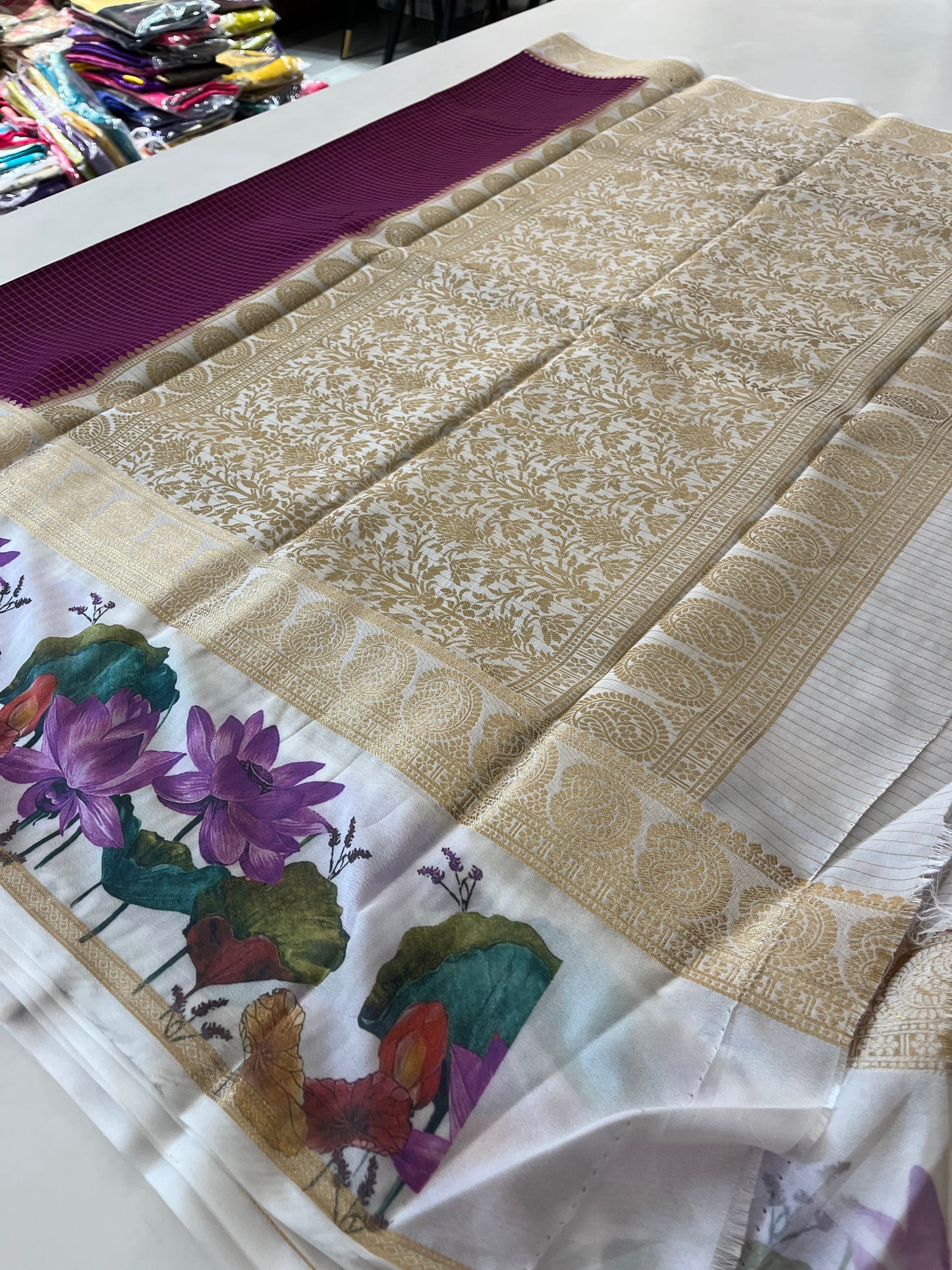 Designer crape Fancy