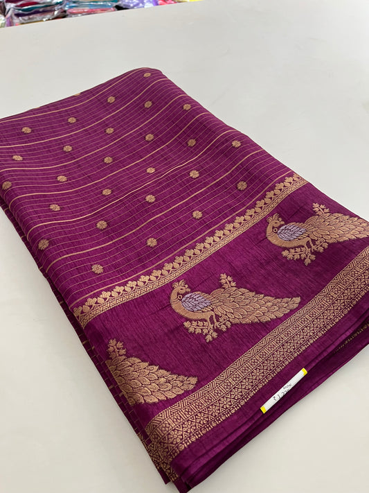 Tussar Fancy saree