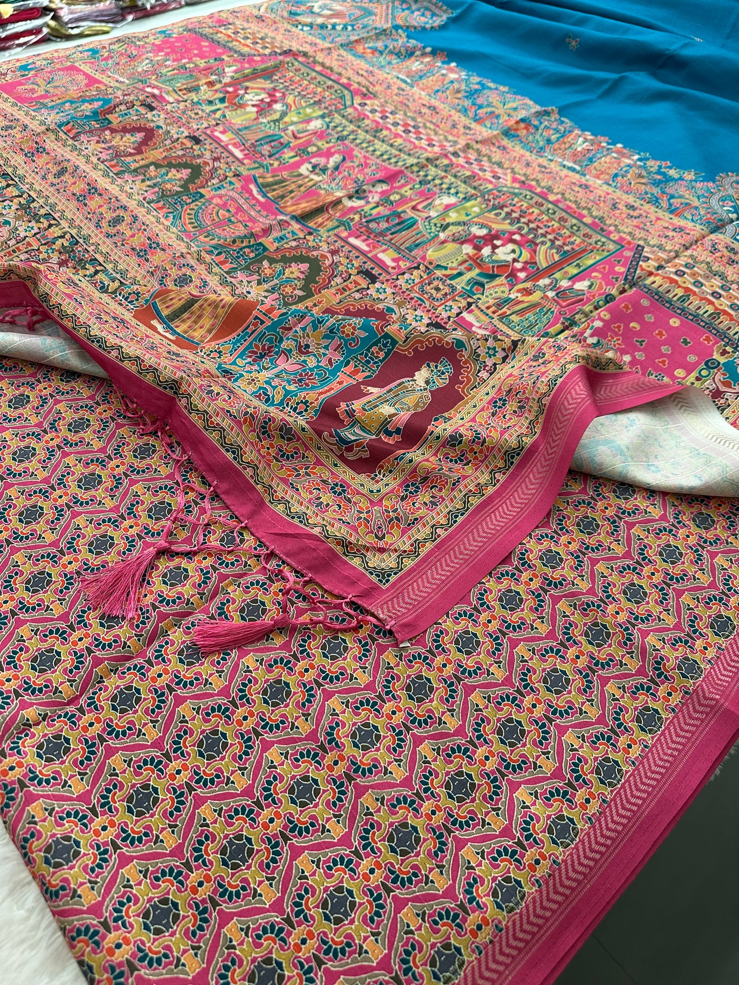 Kalamkari Tussar Fancy-M10