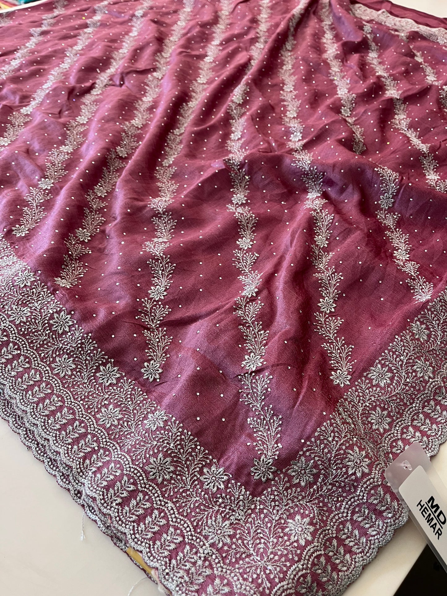Tussar Work fancy saree-1016