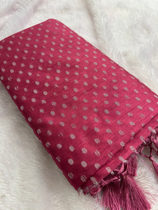 Tussar silver Butties