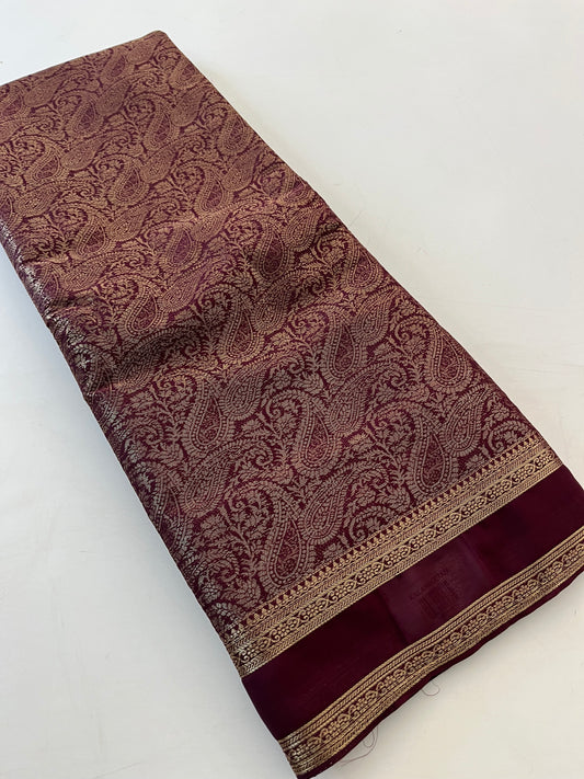 Banarasi brocade soft silk