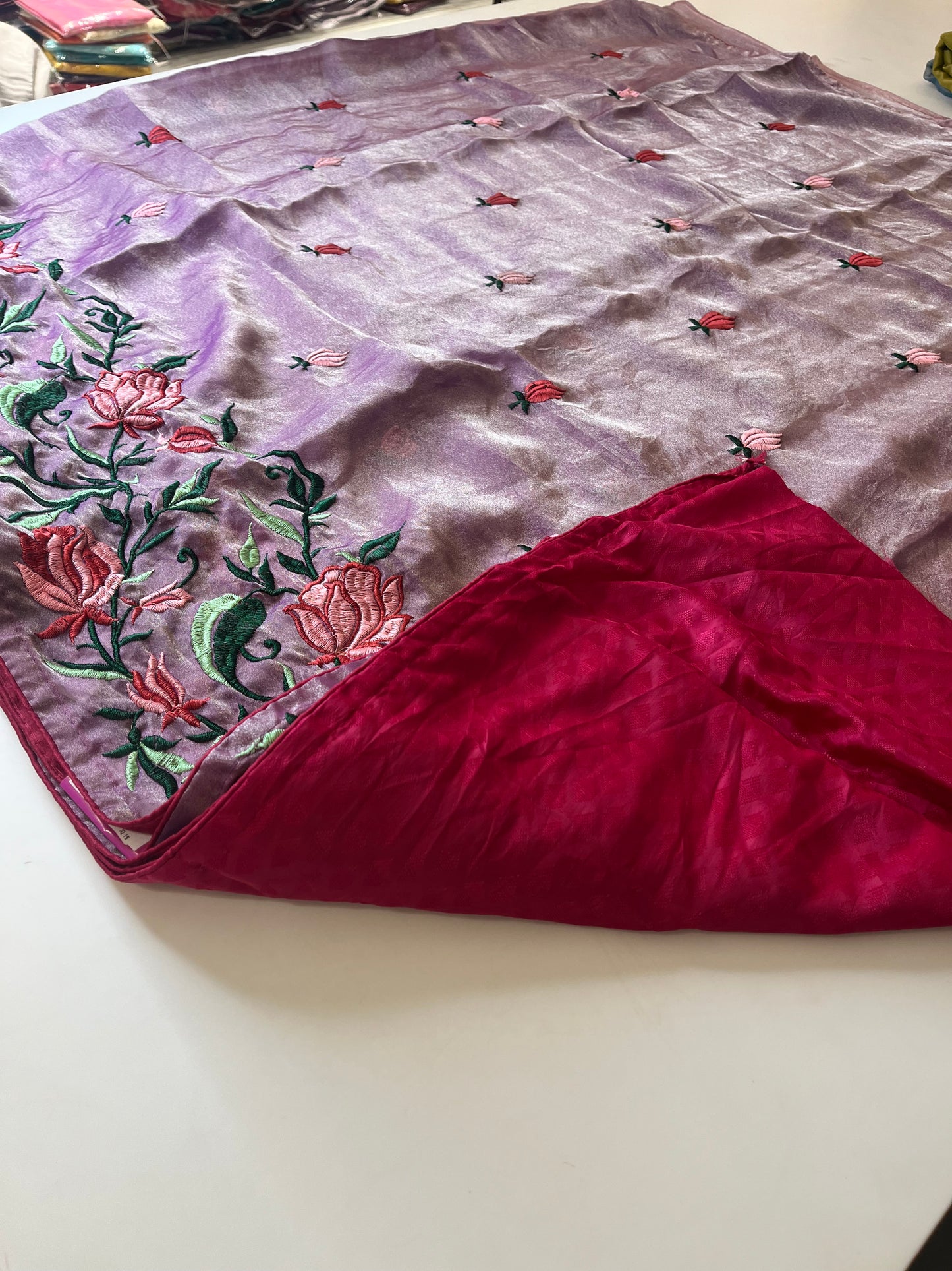 Designer Simmer Fancy Saree