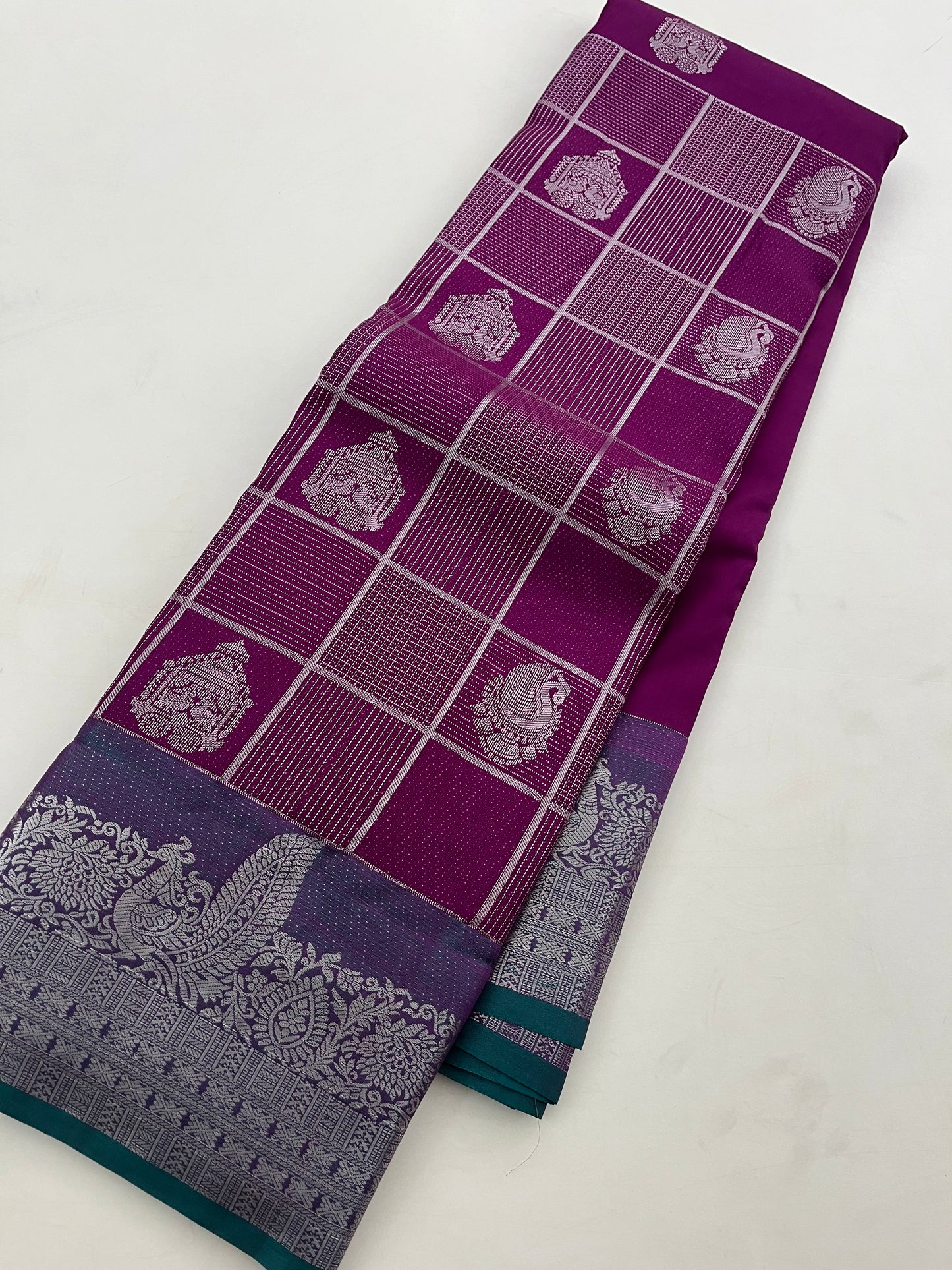 Semi Kanchi Silk Saree