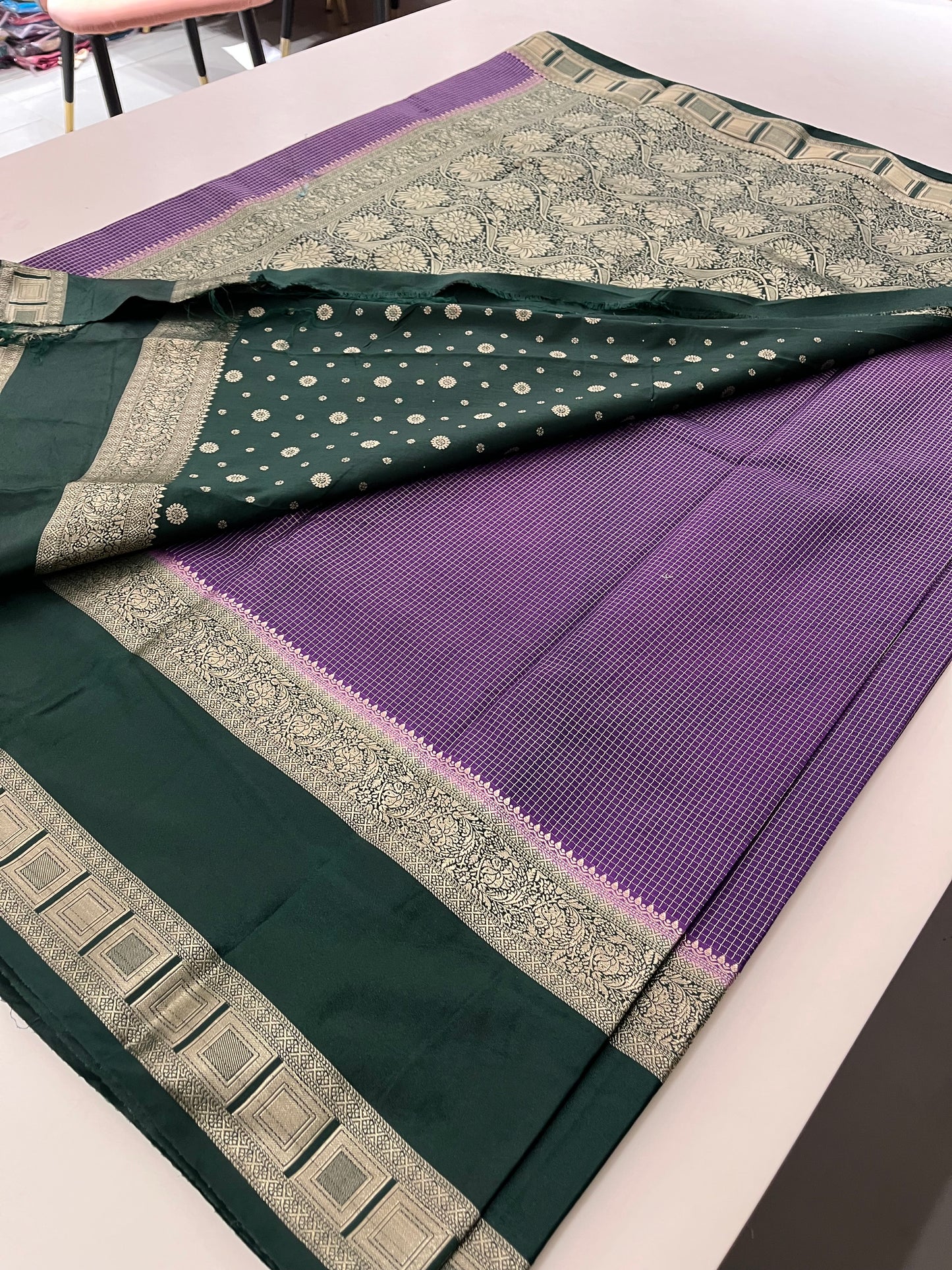 Crepe Banarasi Saree