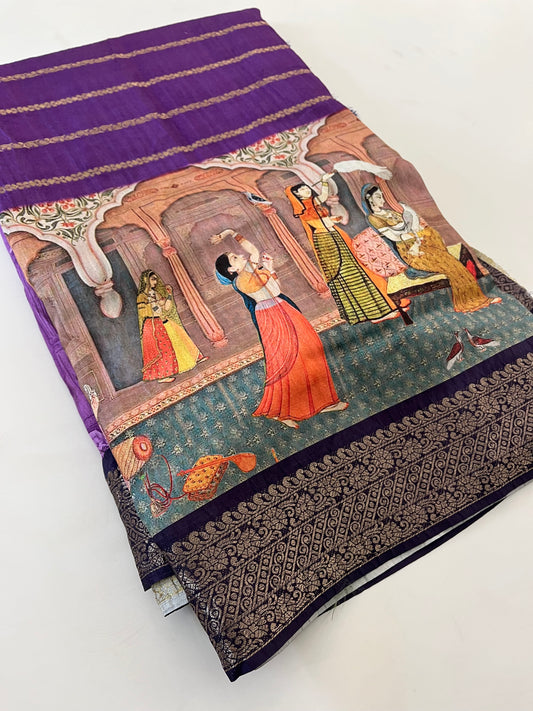 Crush Tussar Designer