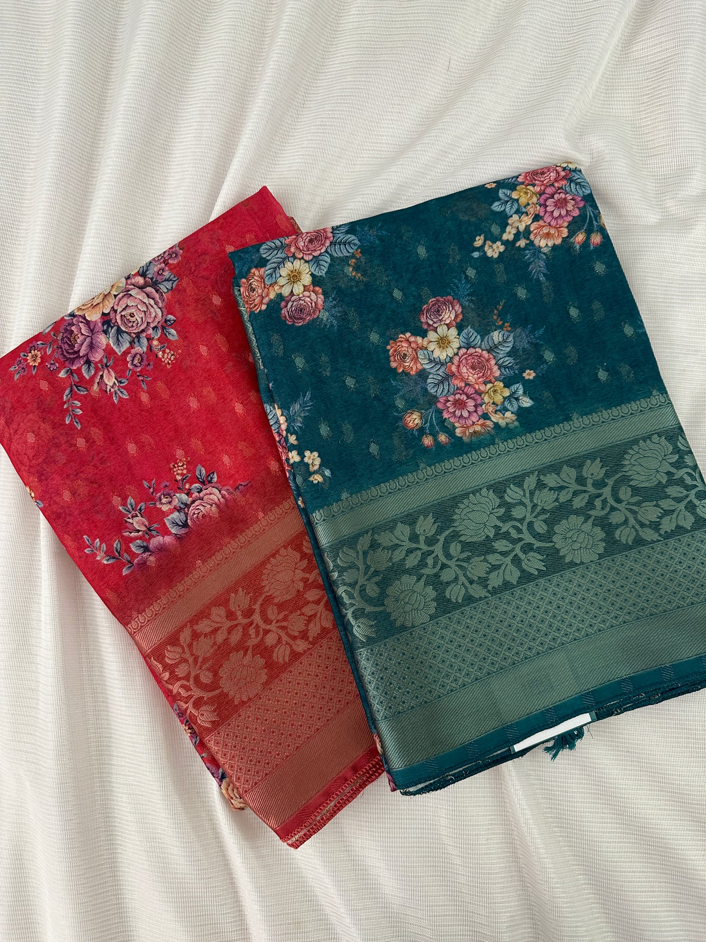 FLORAL ORGANZA SAREE