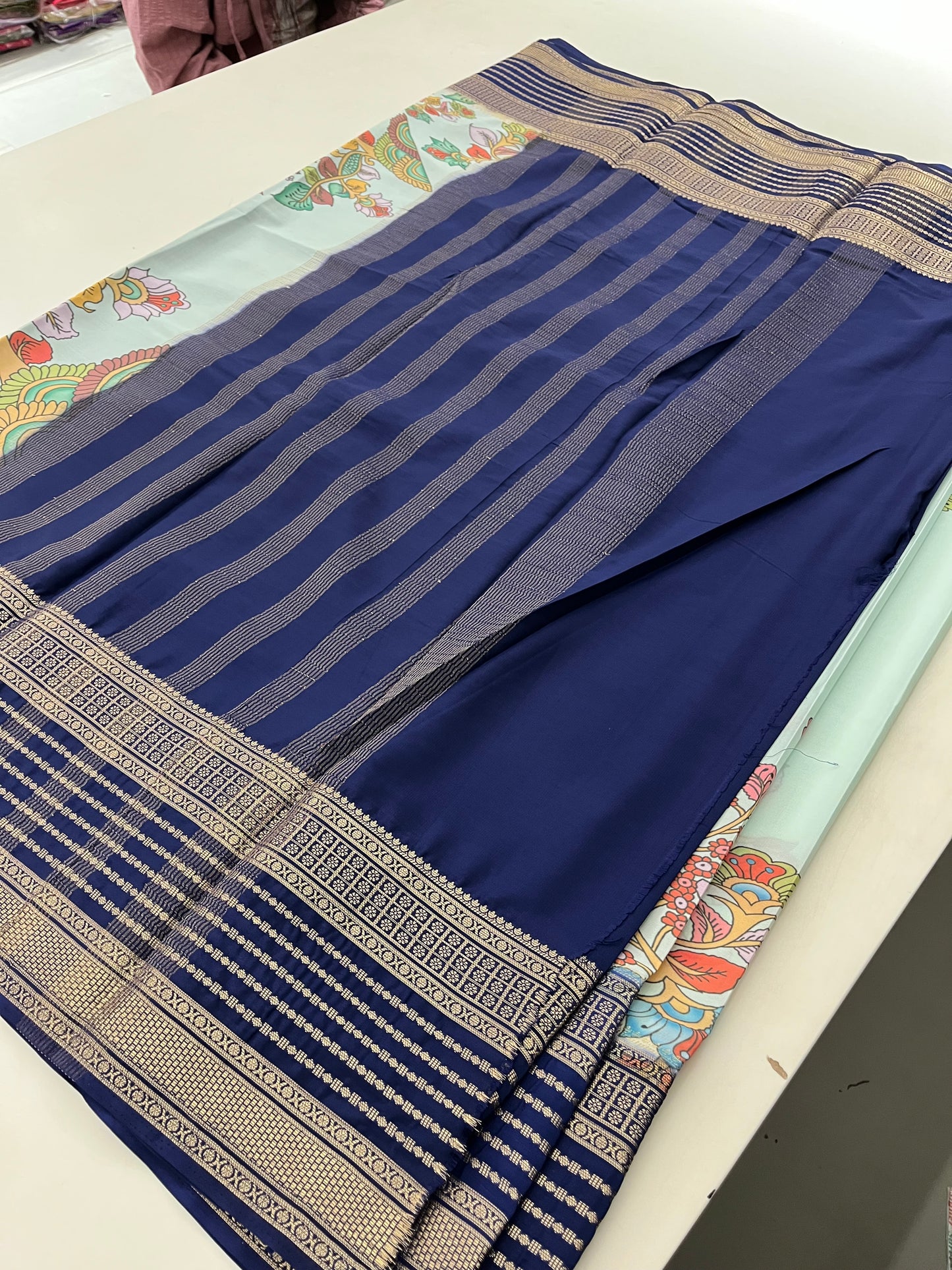 Ju10 Printed Semi Mysore Silk