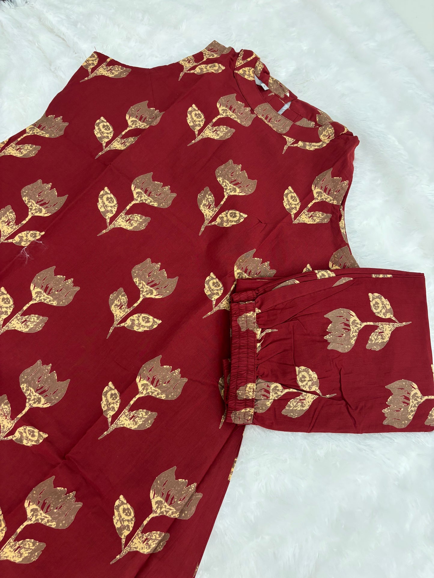 Cotton Co Ords Top & Bottom