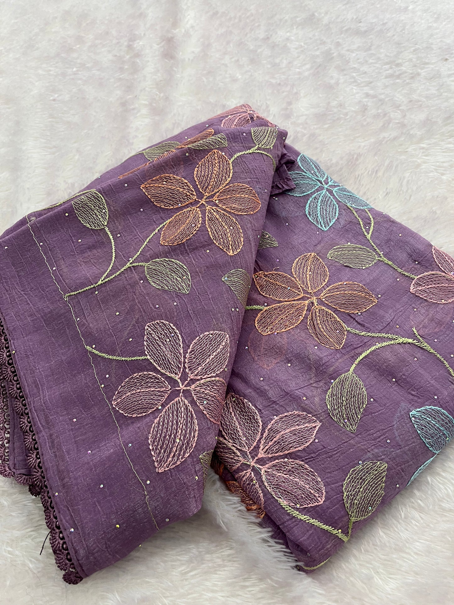 Organza Fancy saree
