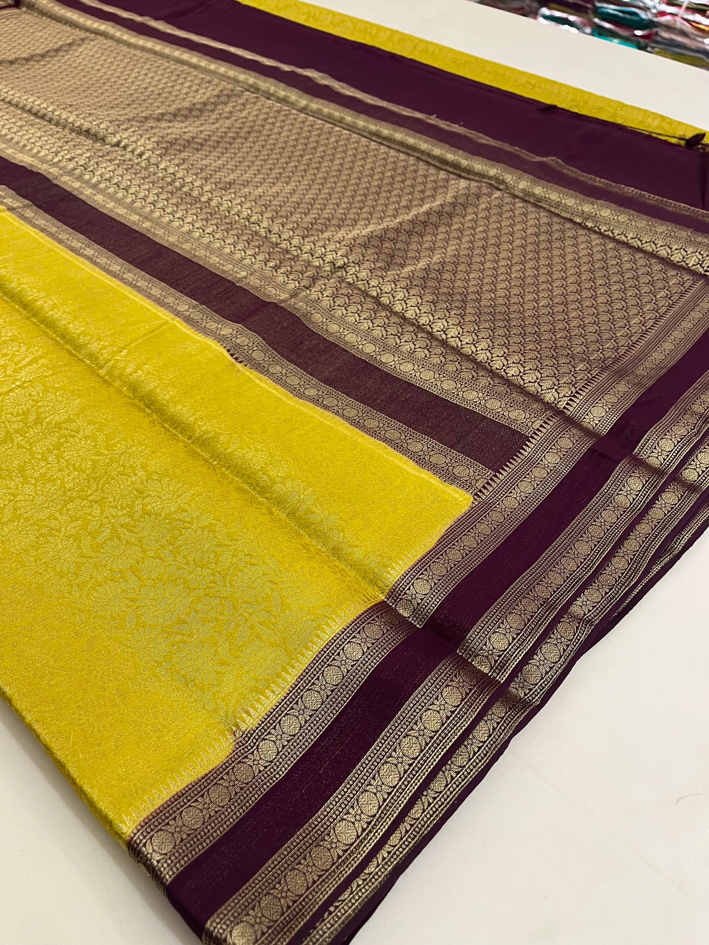Brocade Banarasi soft silk