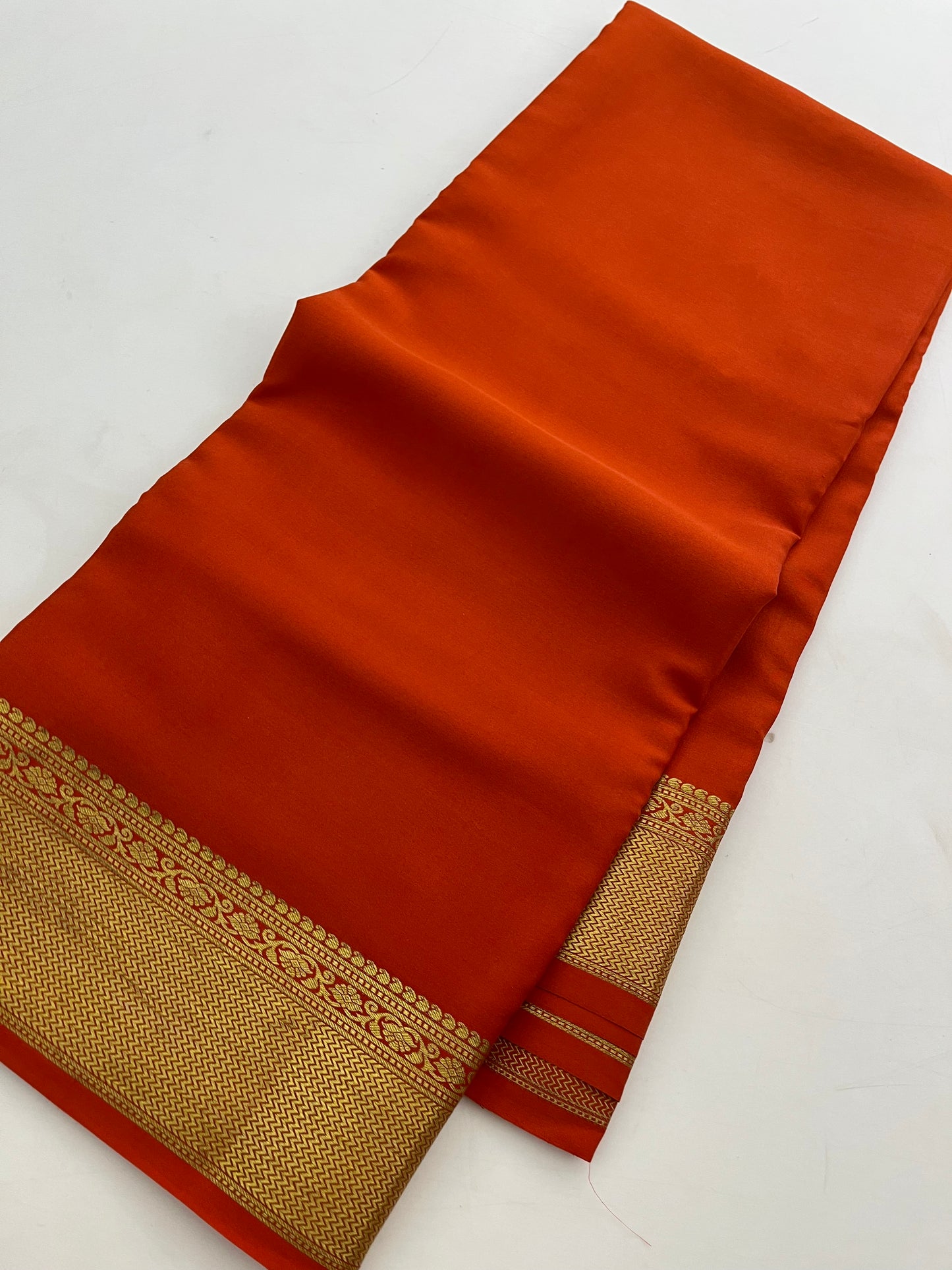 Pure Crepe Mysore Silk Saree
