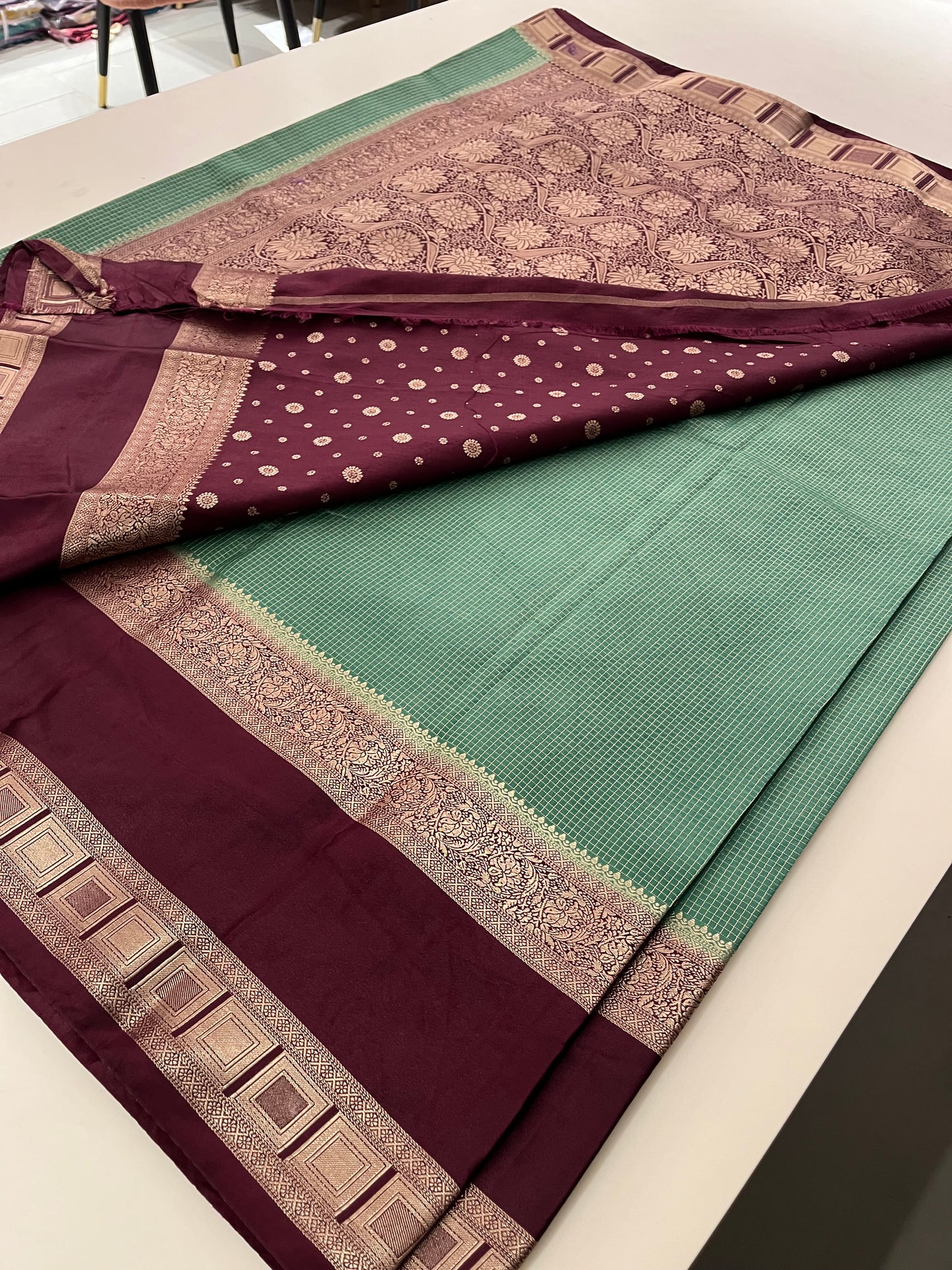 Crepe Banarasi Saree
