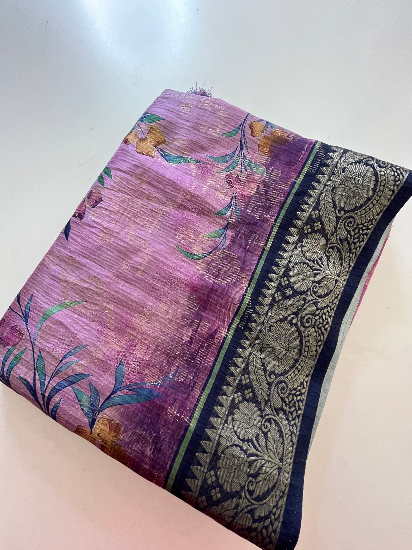 Printed Tussar fancy