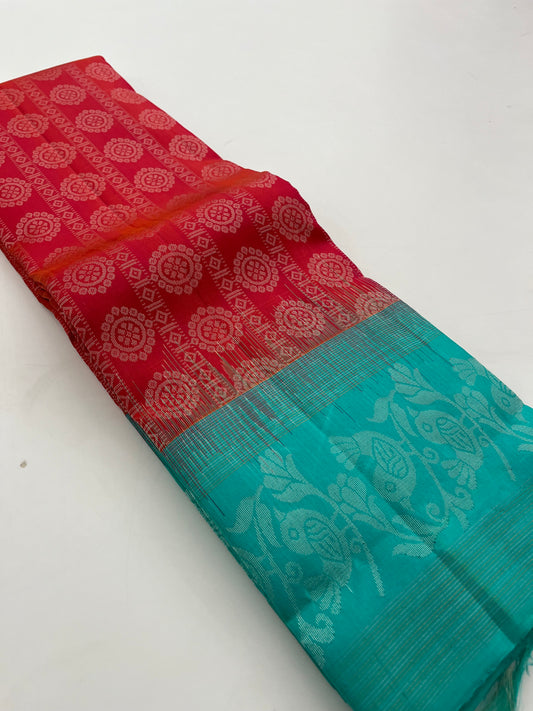 Pure Kanchipuram silk saree with silk mark certified