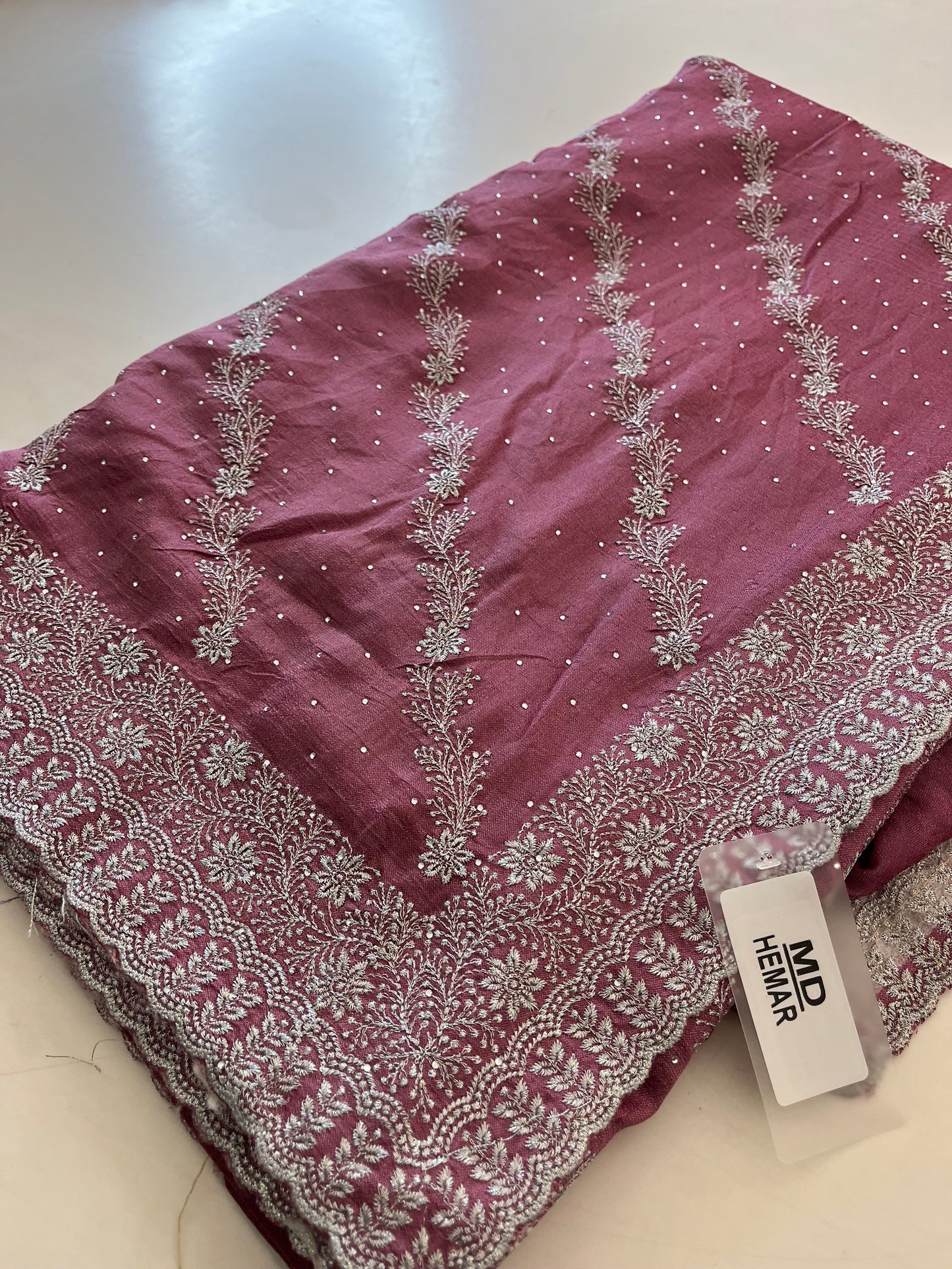 Tussar Work fancy saree-1016