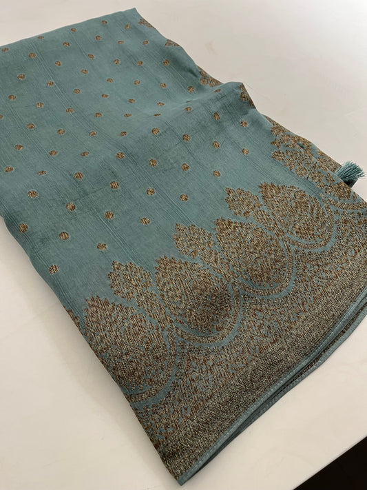 Designer jute silk