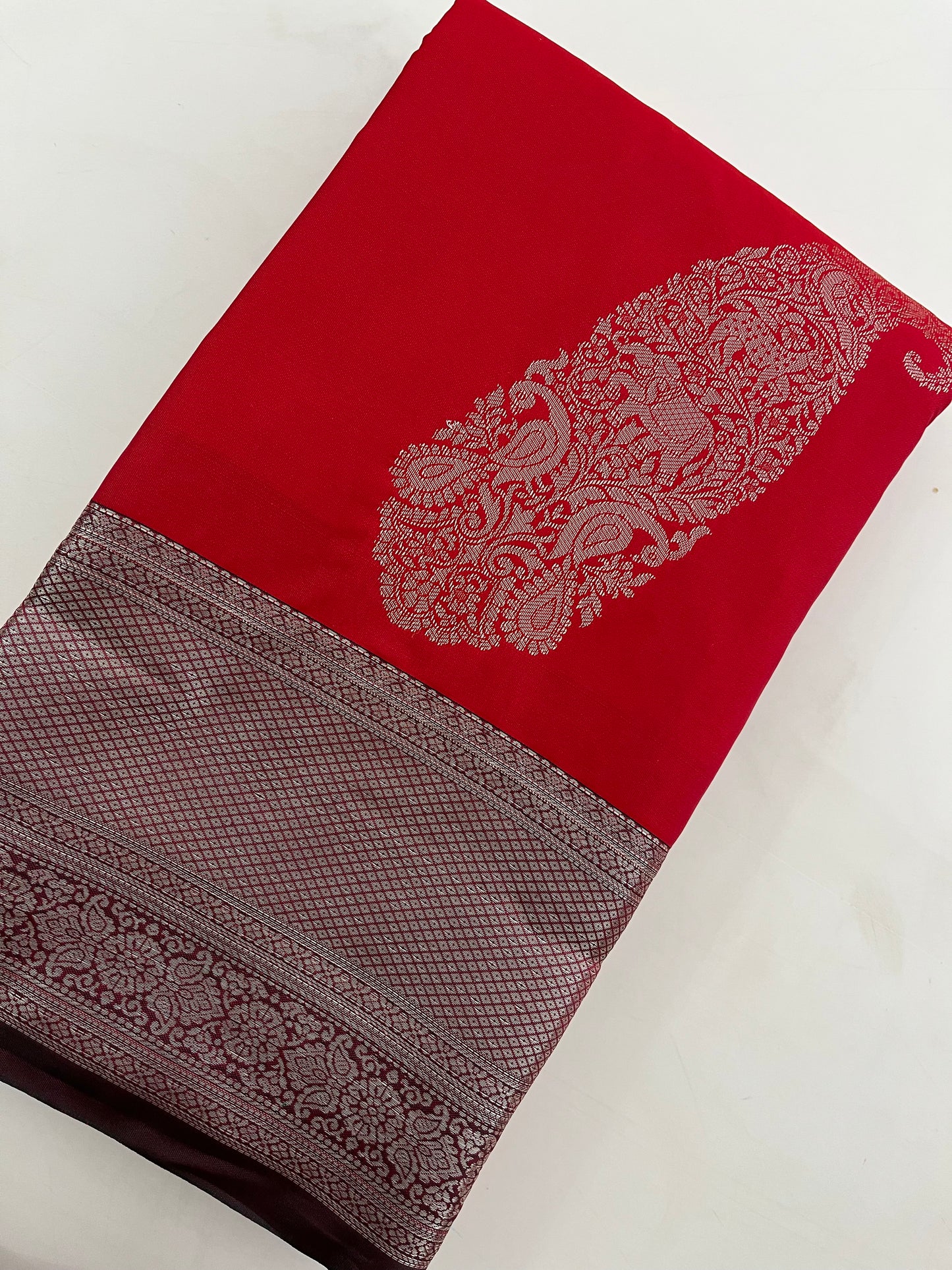 Semi Kanchi Silk Saree