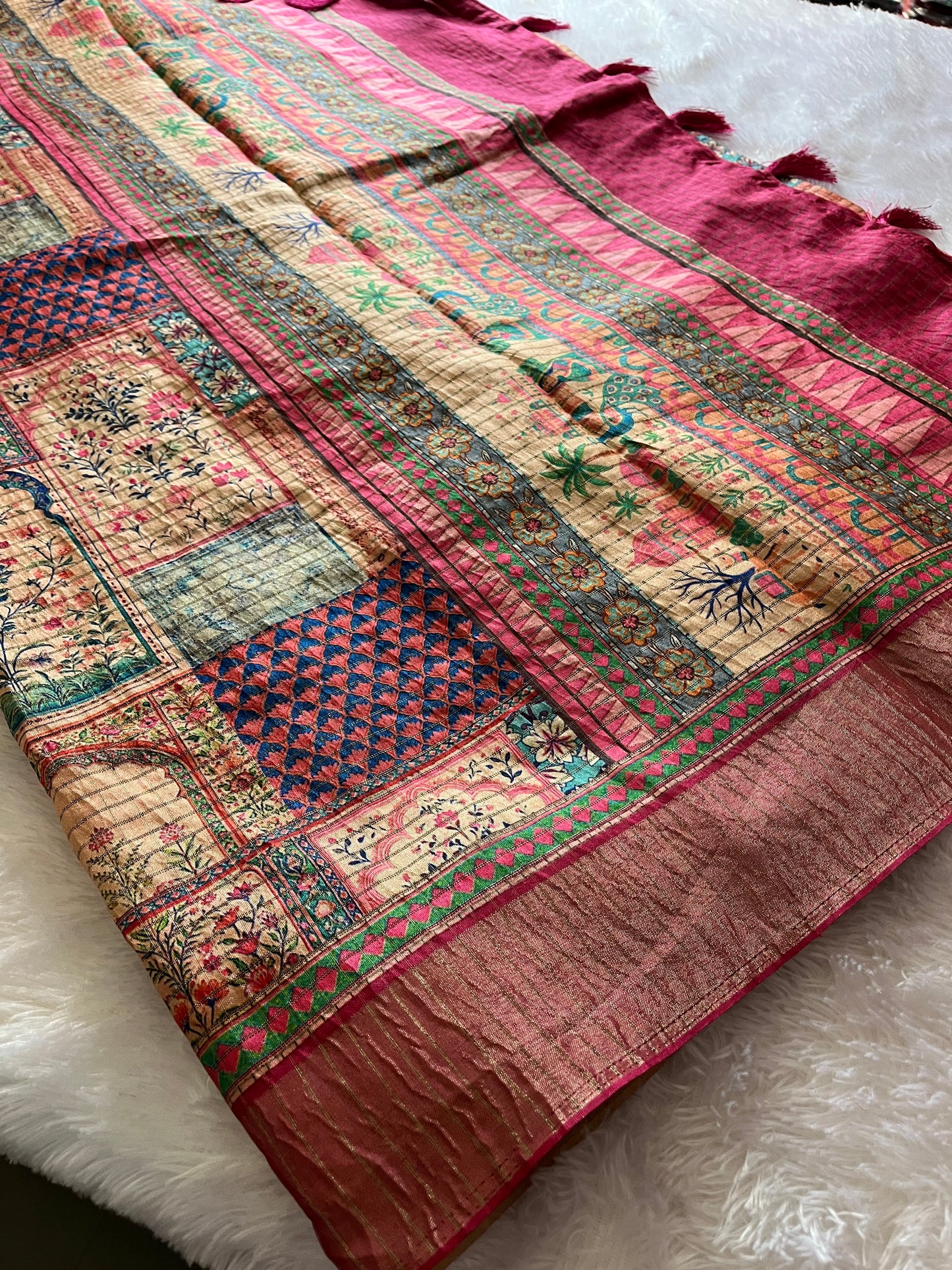 Tussar fancy