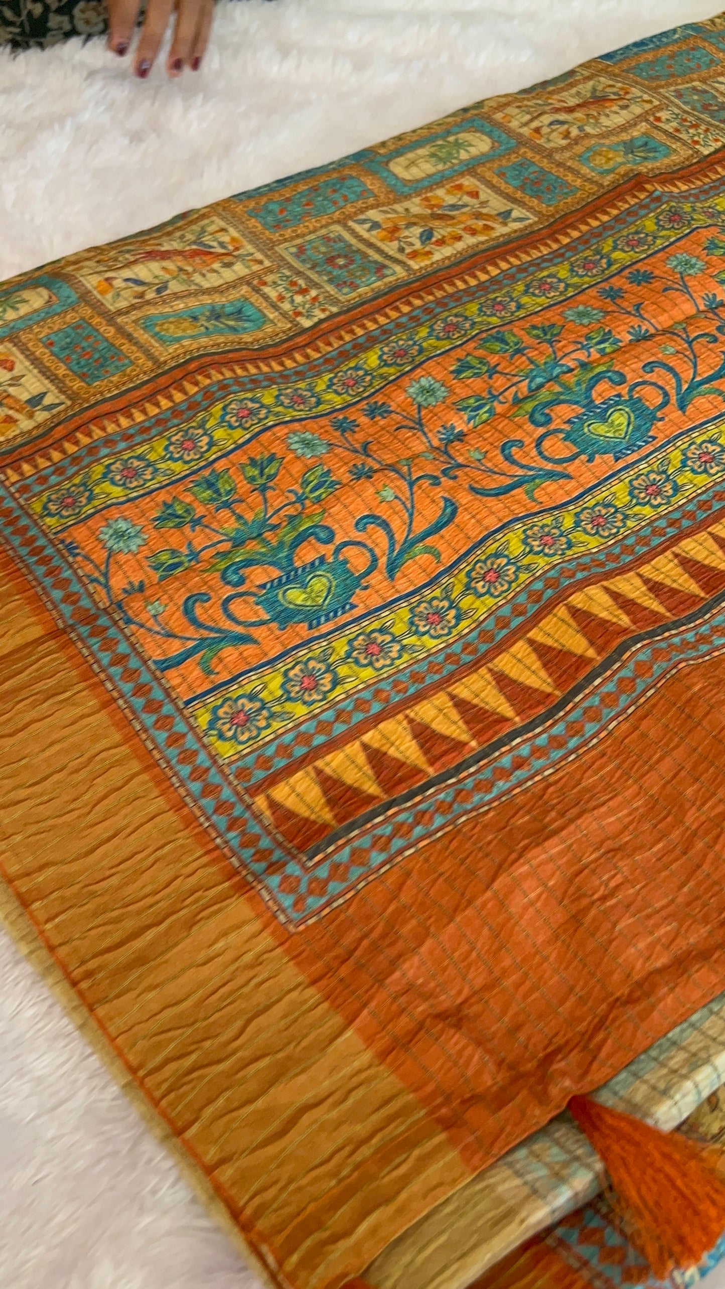 Tussar fancy