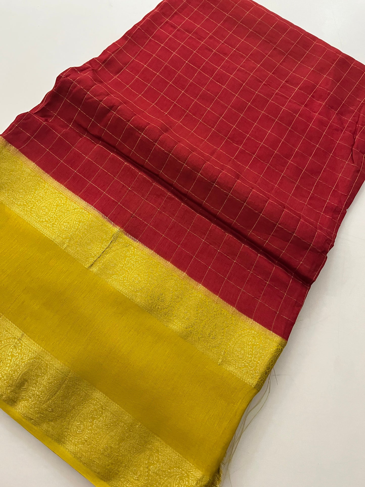 Dupion silk saree