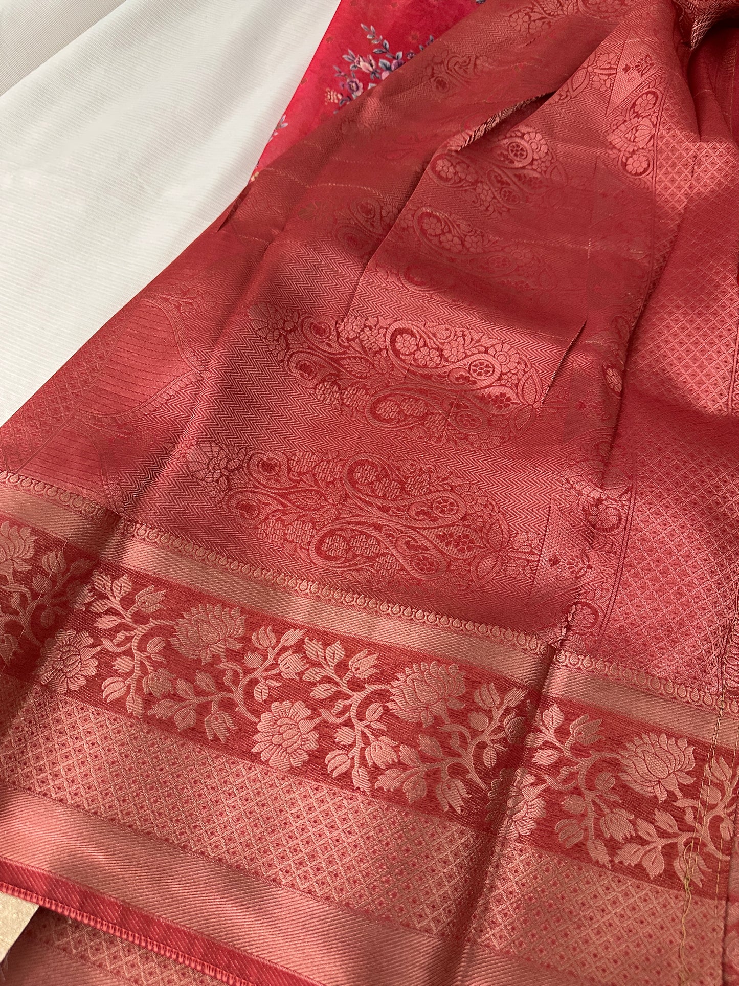 FLORAL ORGANZA SAREE