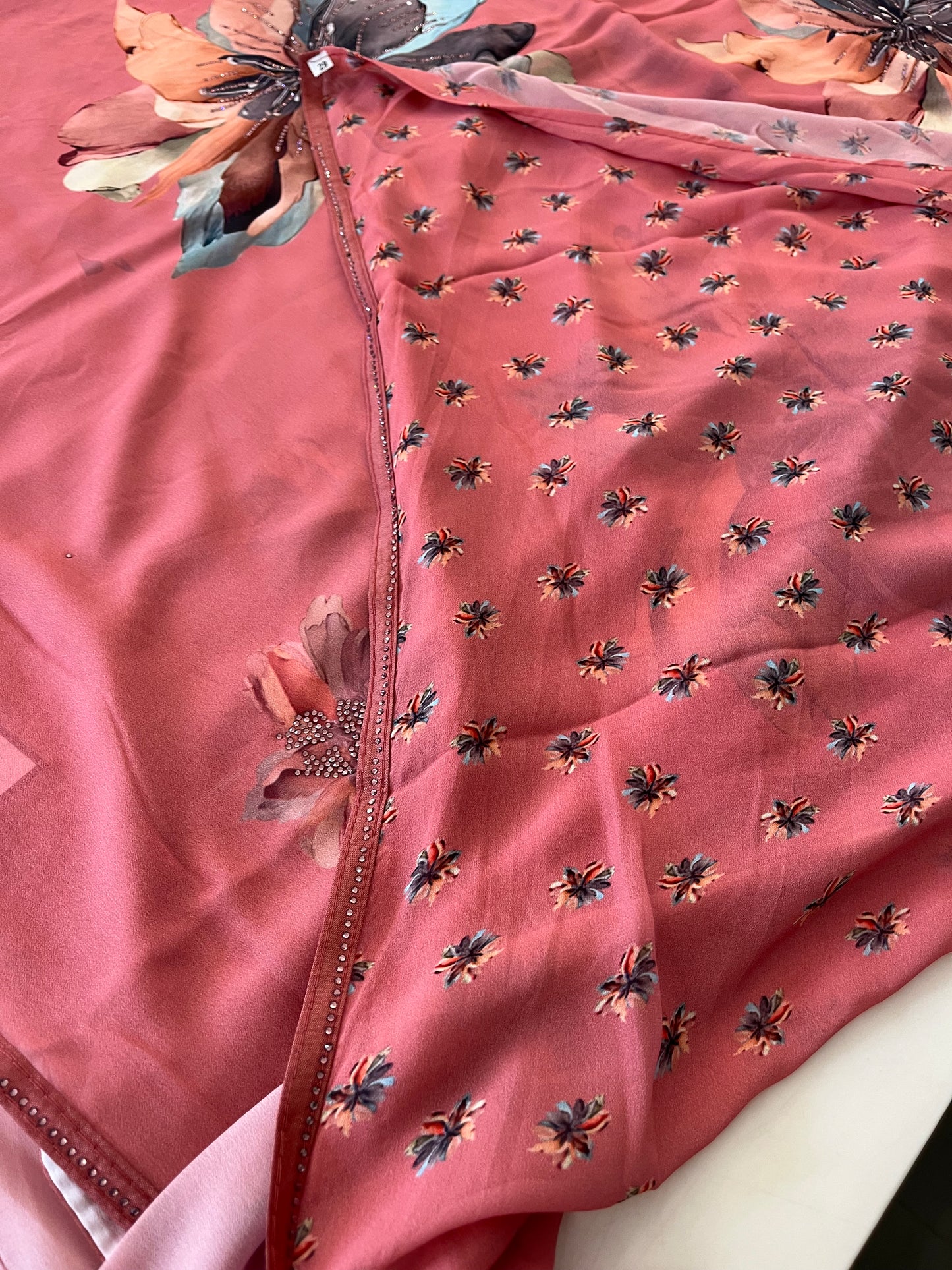 Crape Chiffon Small Butta