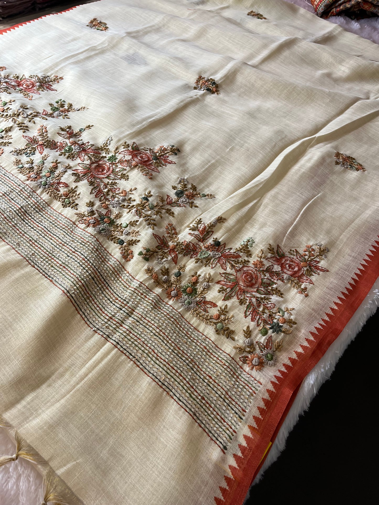Linen Designer Embroidery