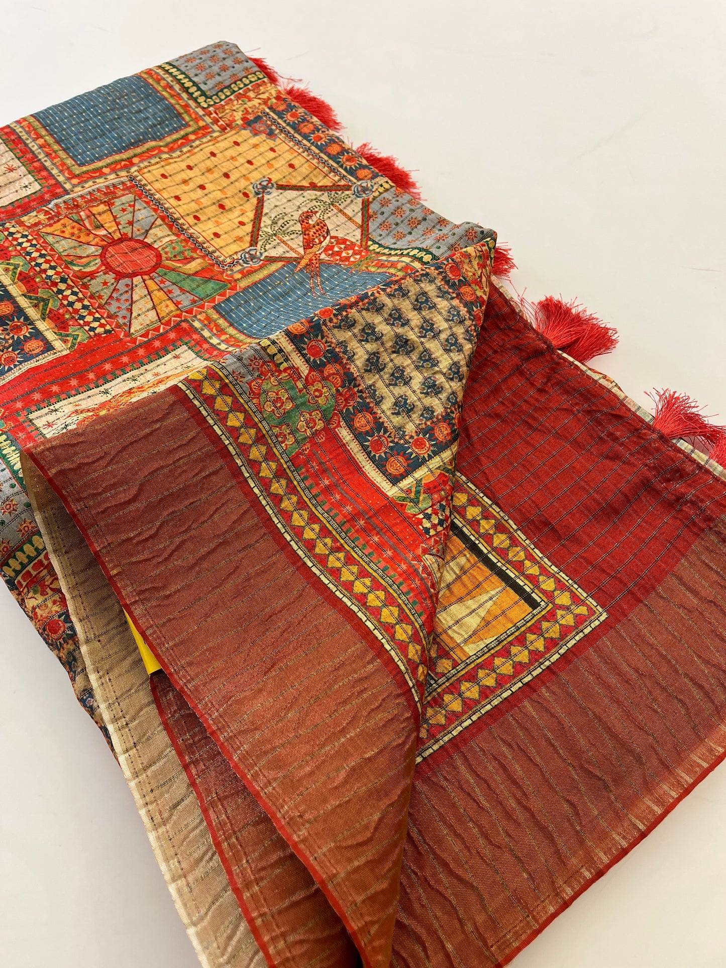 Crush Tussar Printed