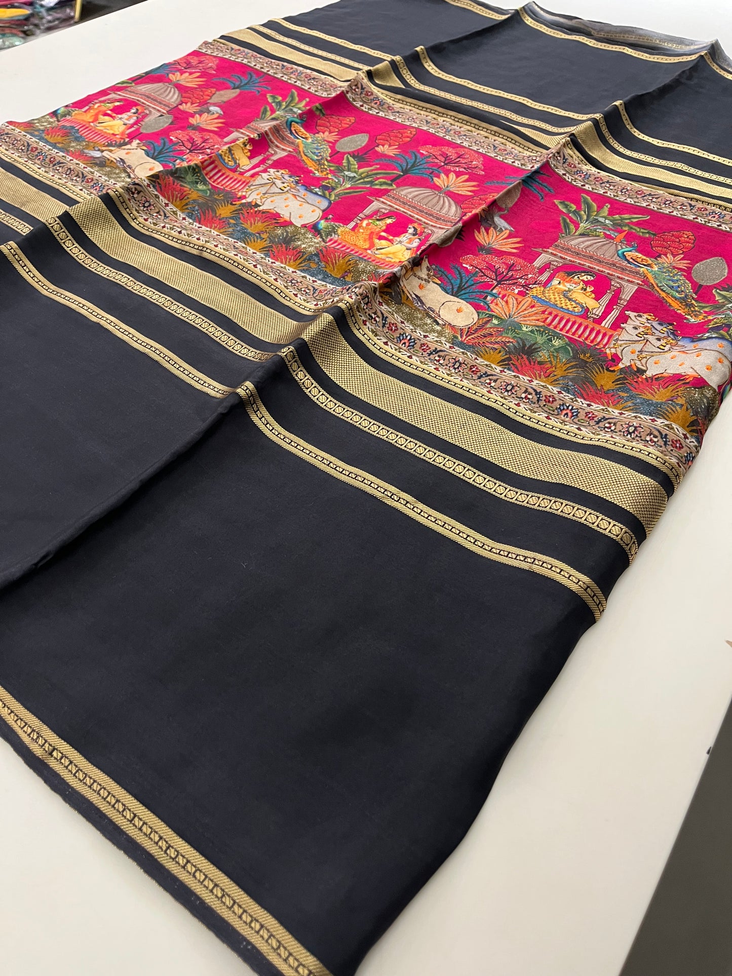 Designer Printed Crape