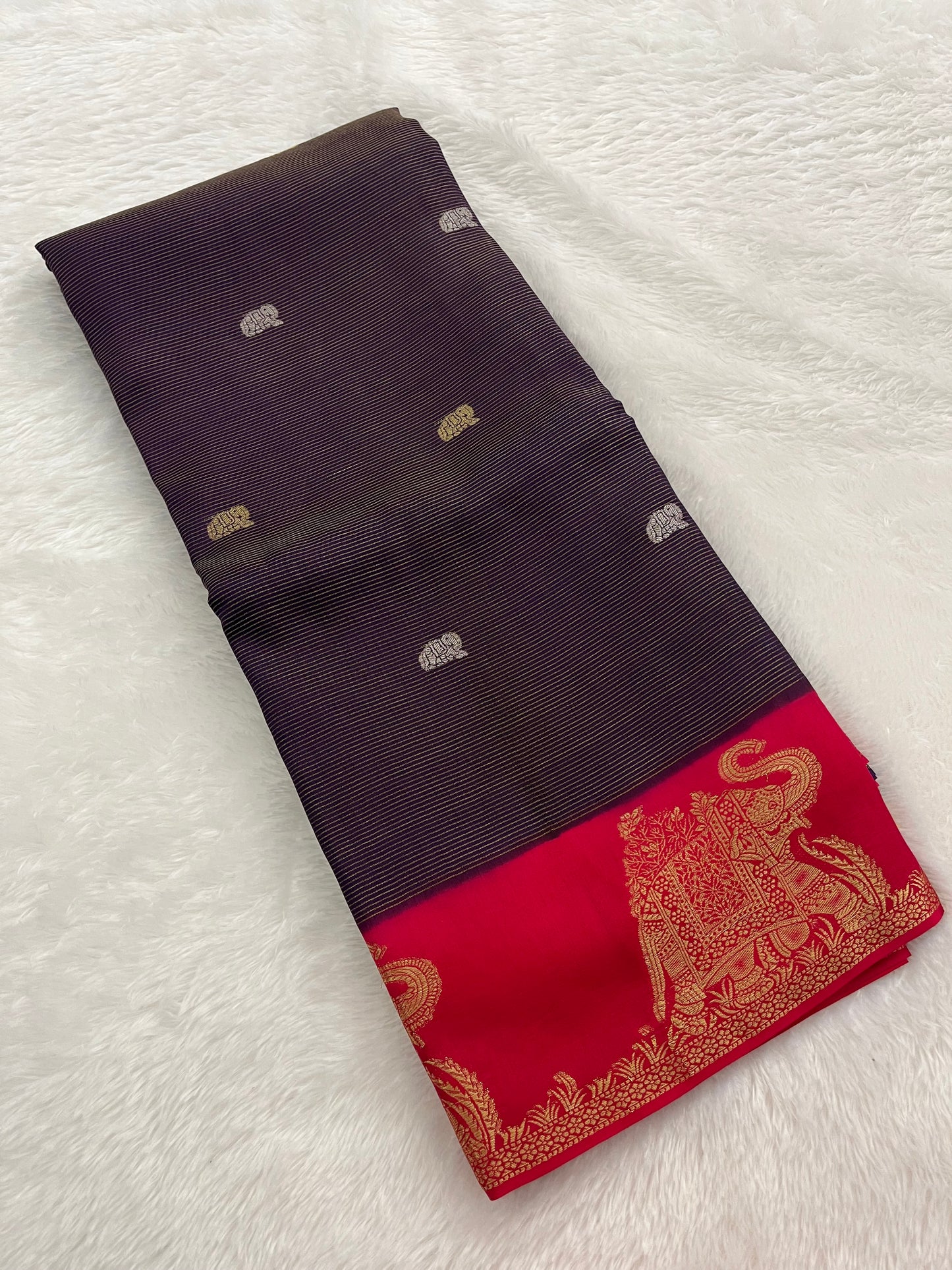 M3 Banarasi crape viscose