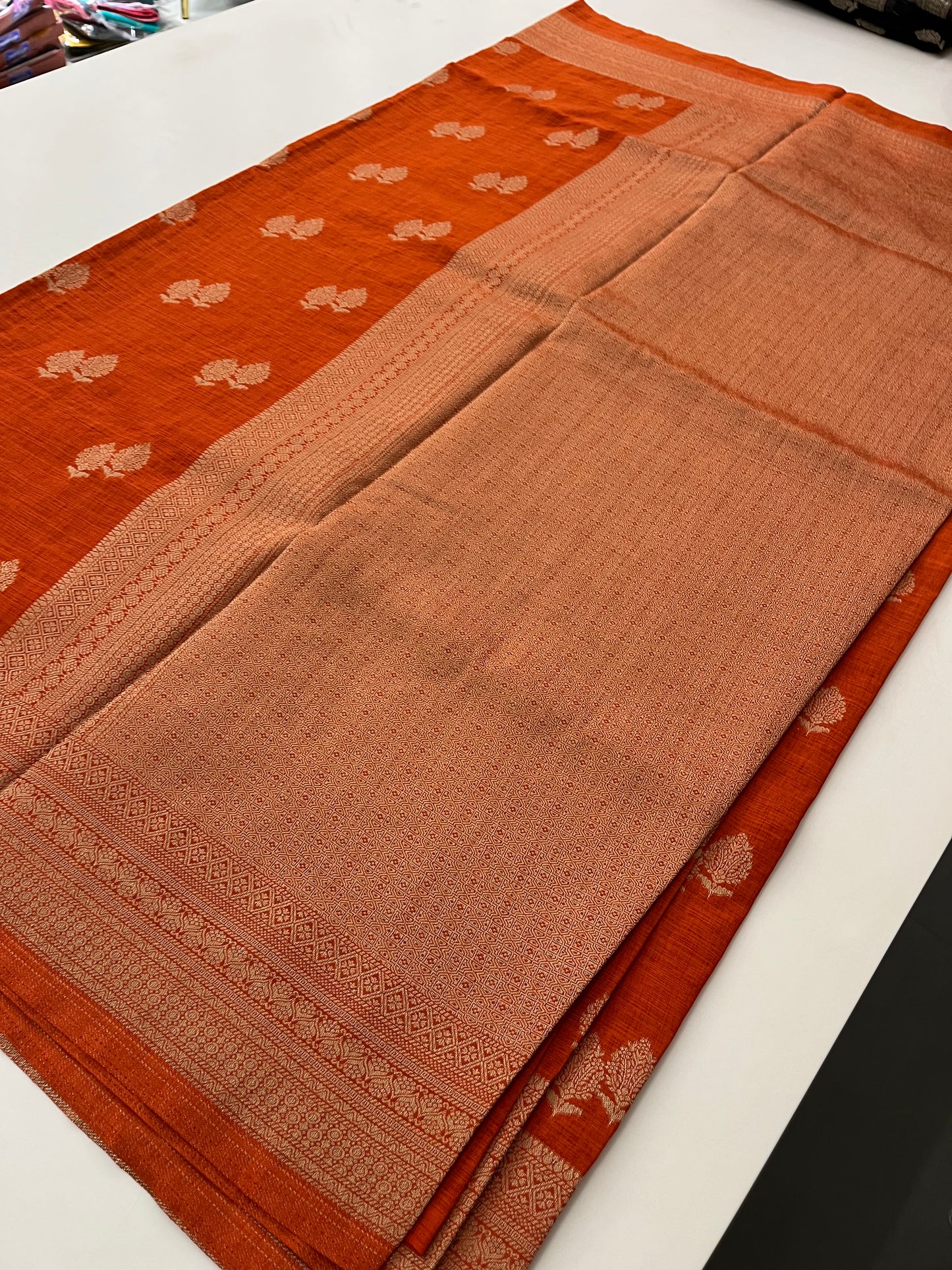 Linen Fancy Saree