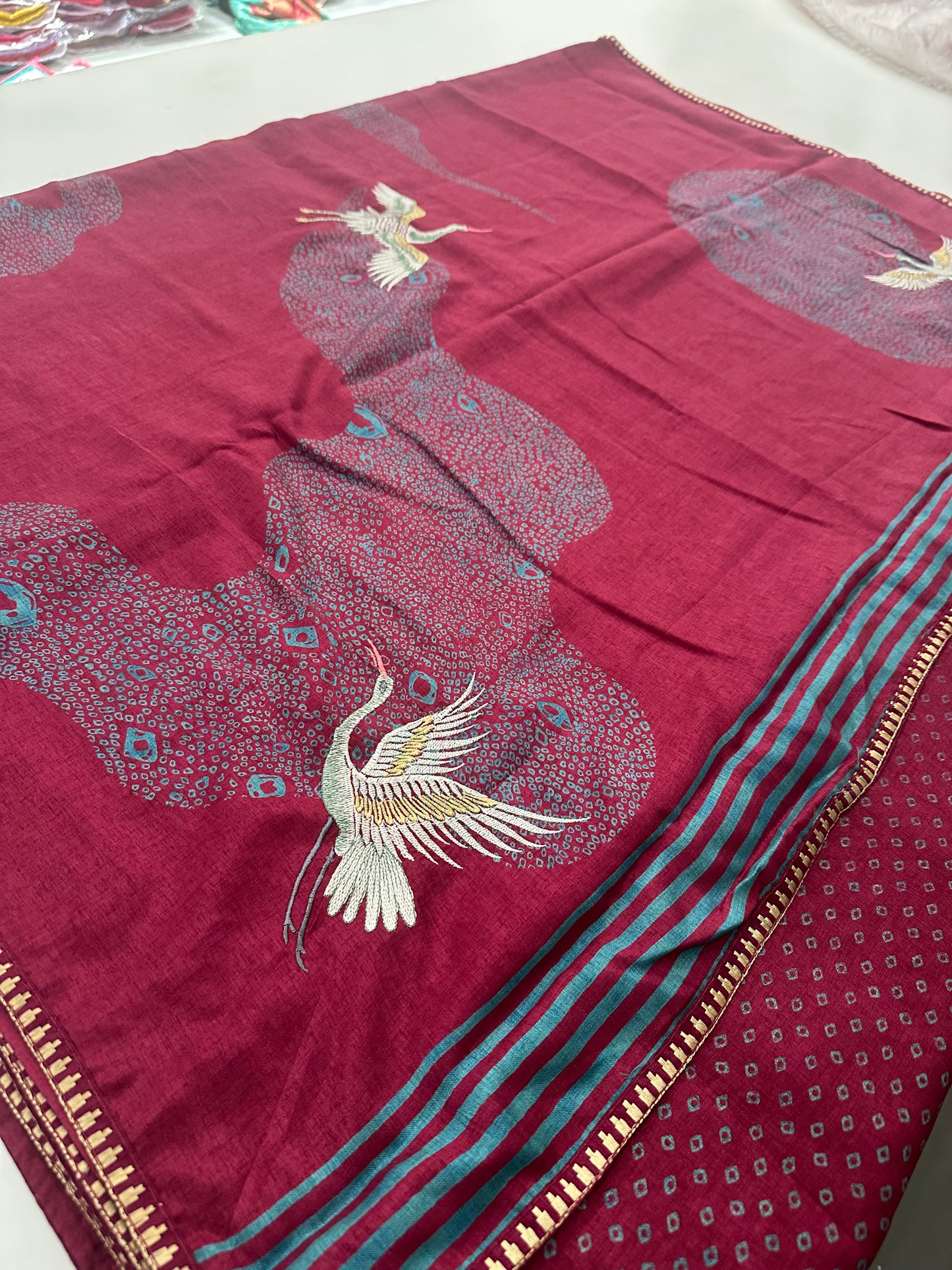 Premium Tussar weaving Buttas-M4