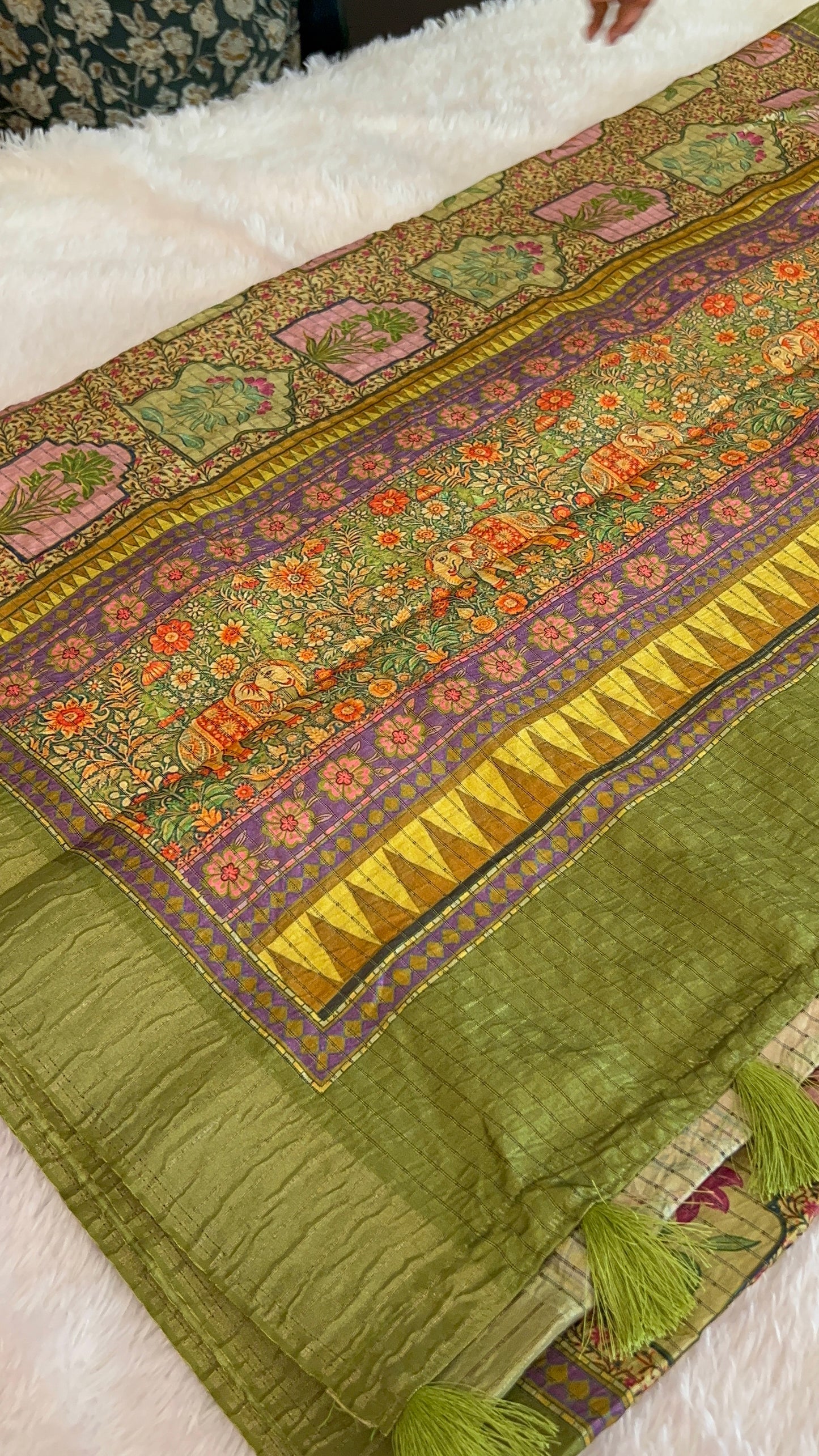 Tussar fancy