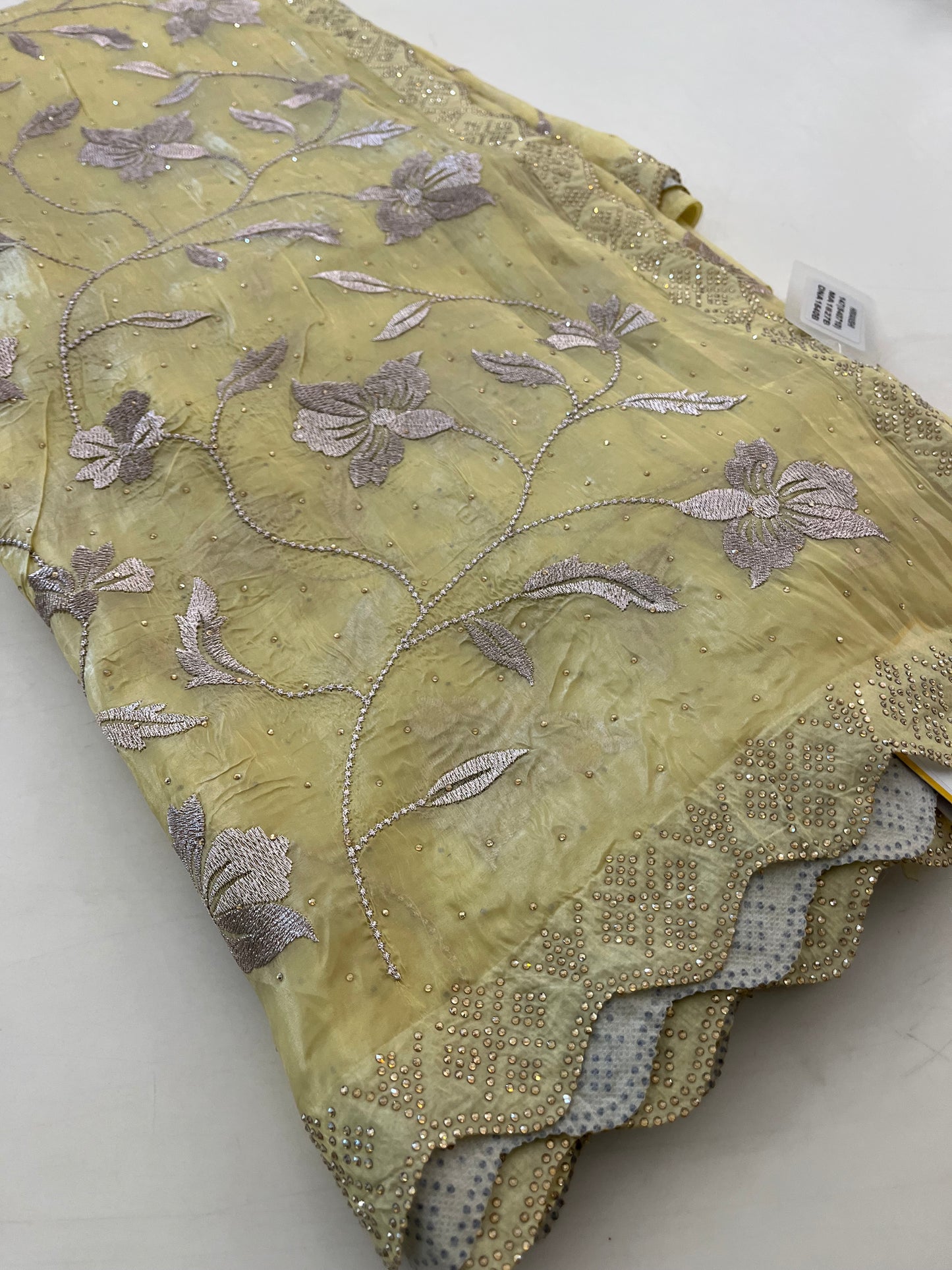 Butter silk Embroidery work