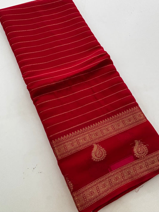 Premium Chiffon Saree-M15