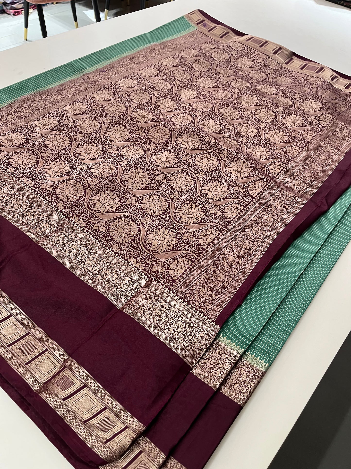 Crepe Banarasi Saree
