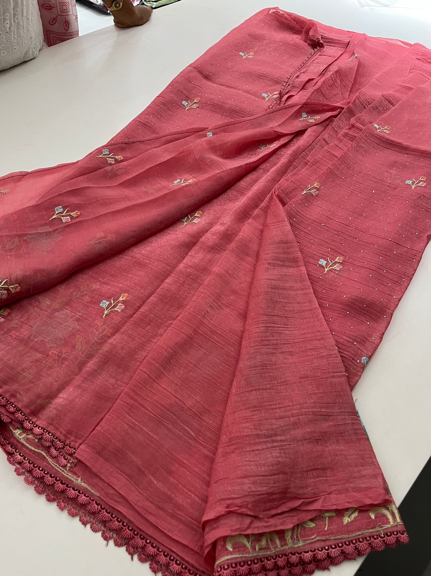 Ju9 Soft Organza Embroidery