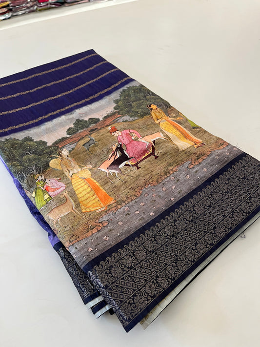 Crush Tussar Designer