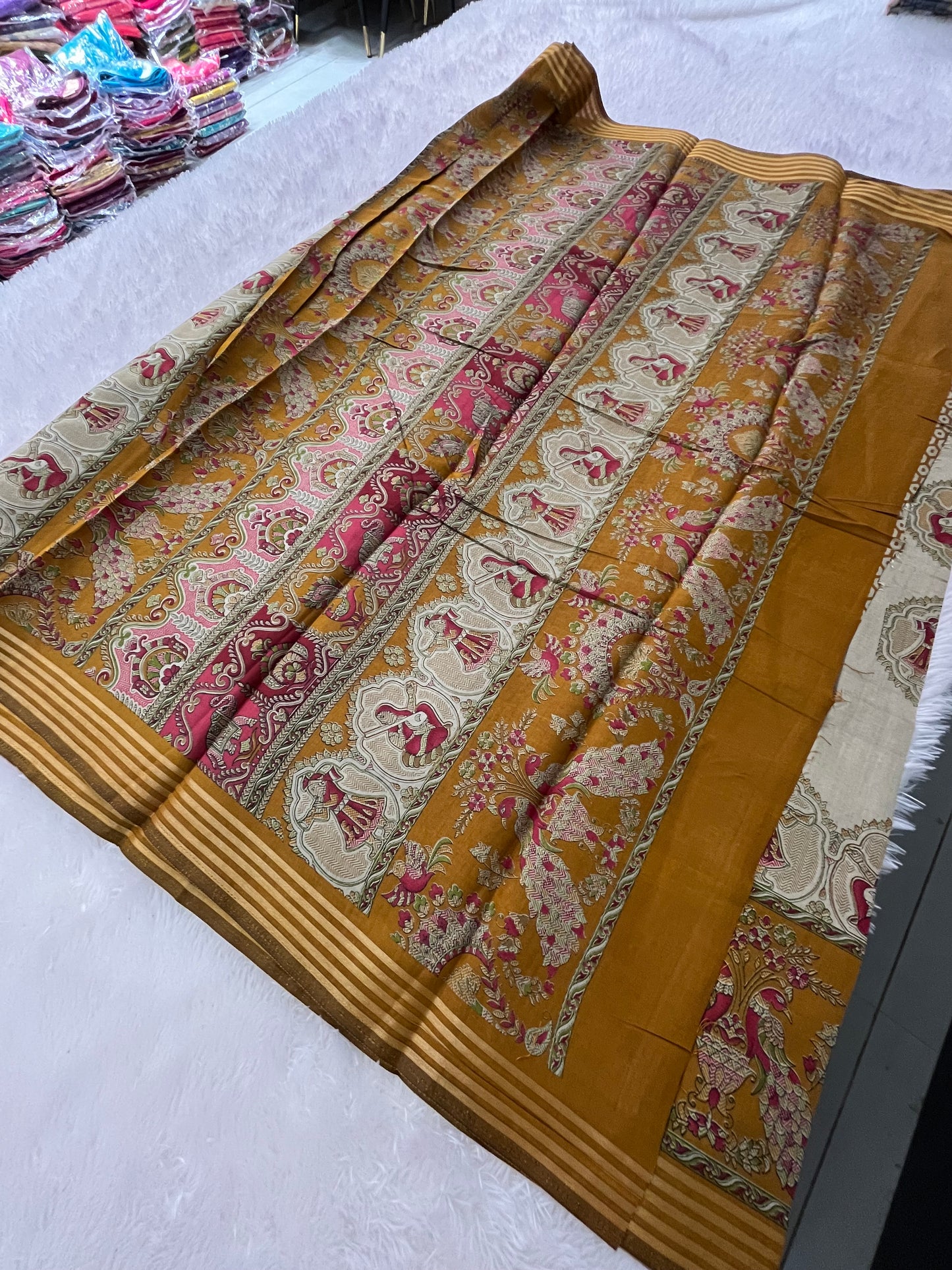 Crape chiffon printed
