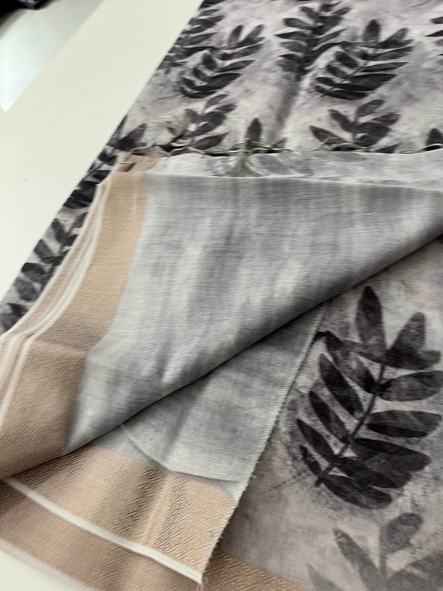 Ju7 Digital soft cotton printed saree