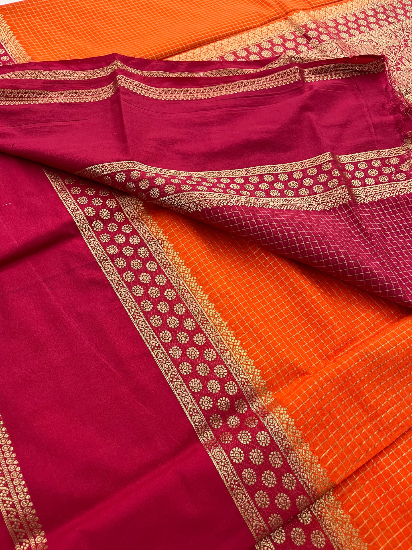 Designer crape silk