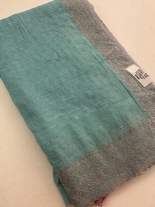 Fancy Designer work saree- M26