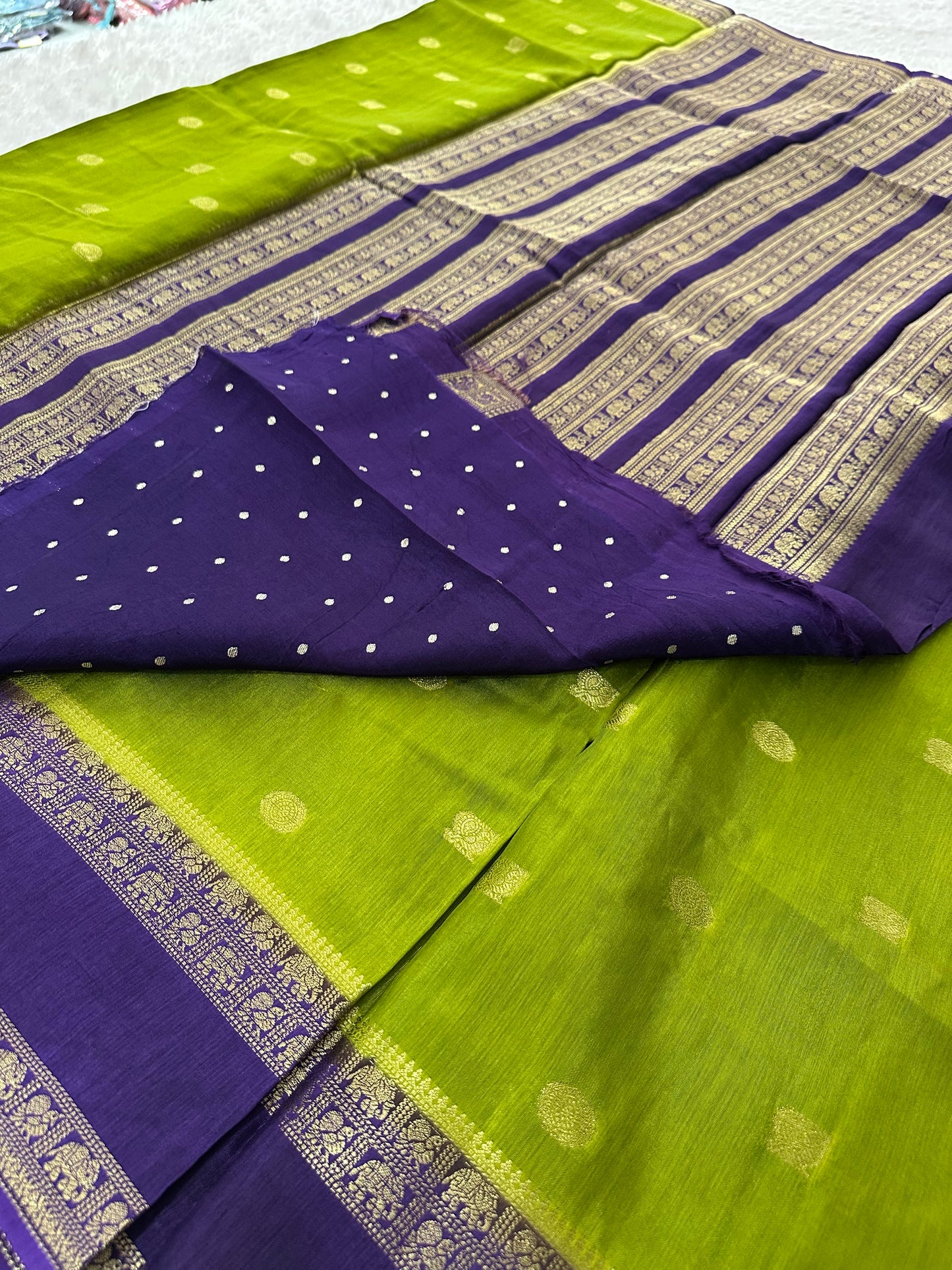 Tussar Viscose Fancy Saree-M19