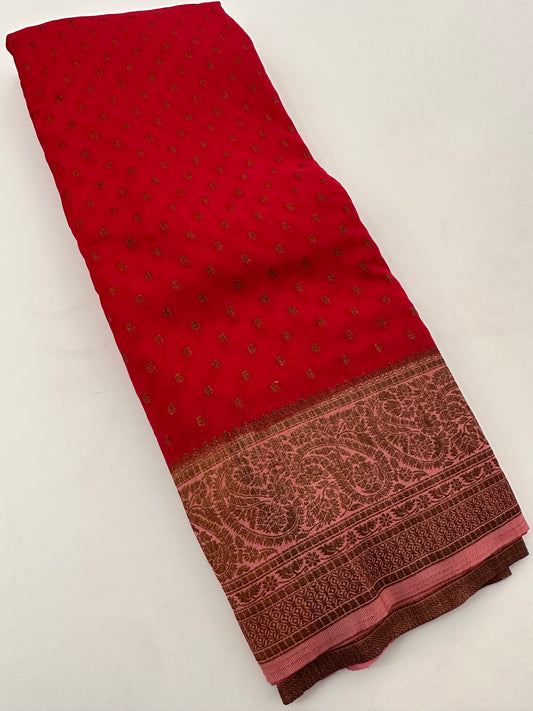 Kaddi Georgette Fancy Saree
