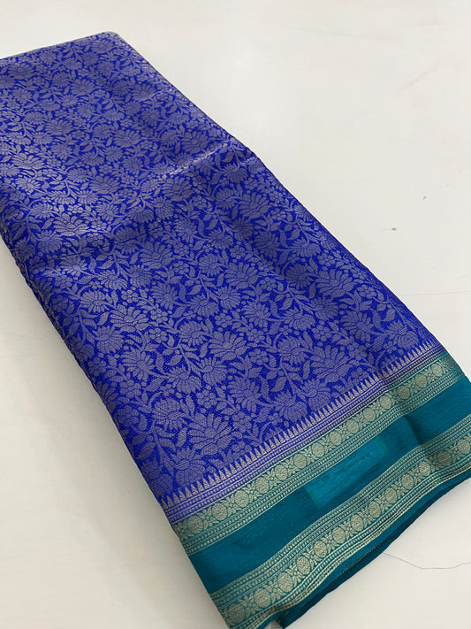 Brocade Banarasi soft silk
