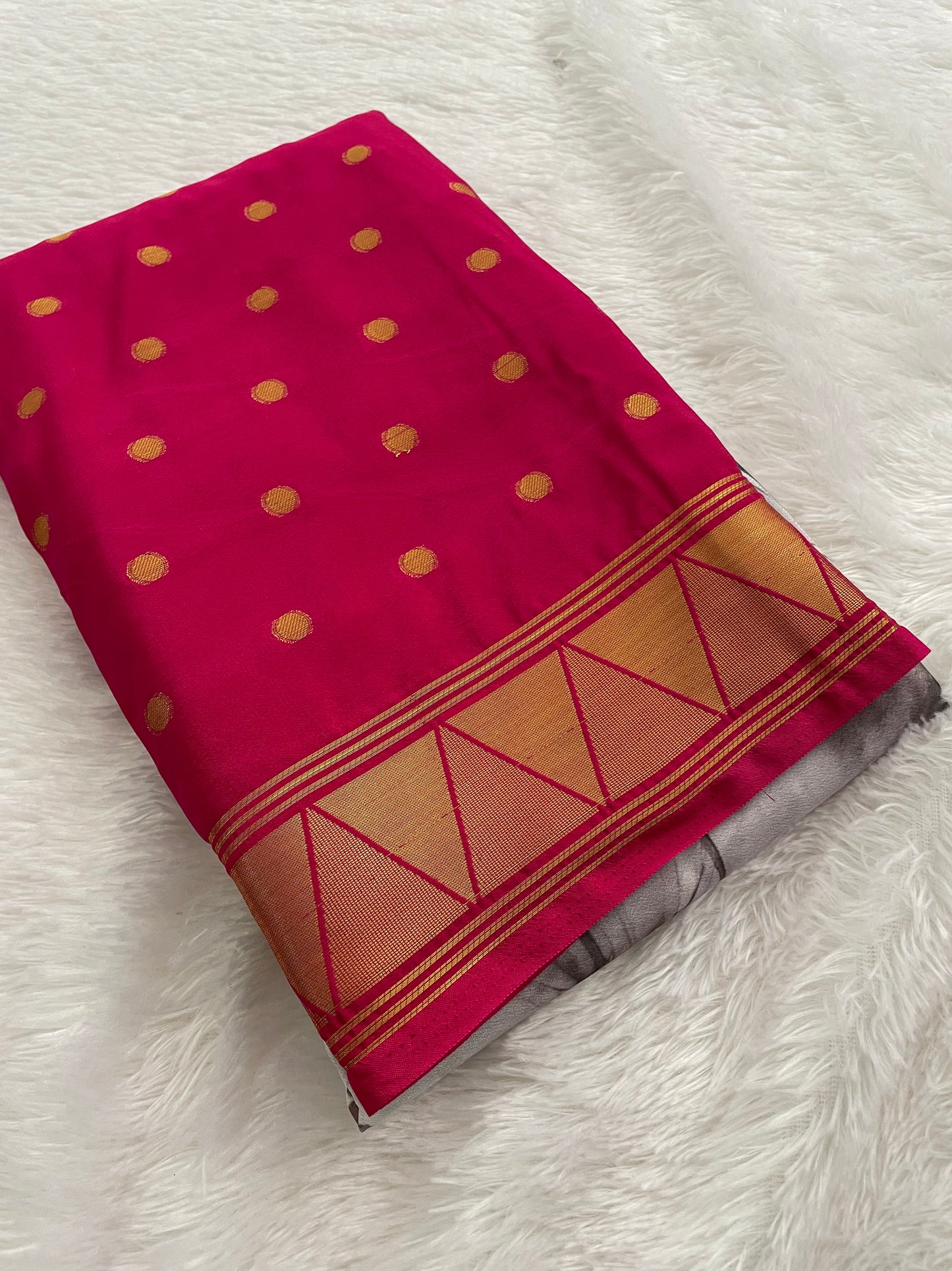Printed crape silk